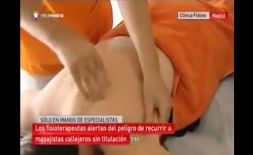 telemadrid informa peligros masajes en la calle